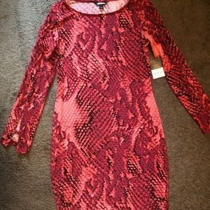 Project Runway! Snake print Dress